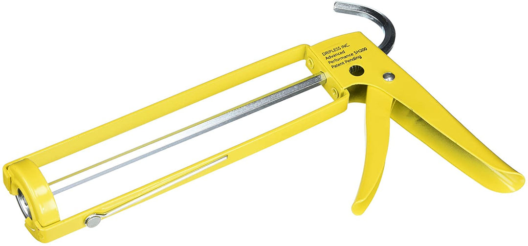 Dripless SH200 Contractor Professional Open-Frame Hex-Rod Caulk Gun